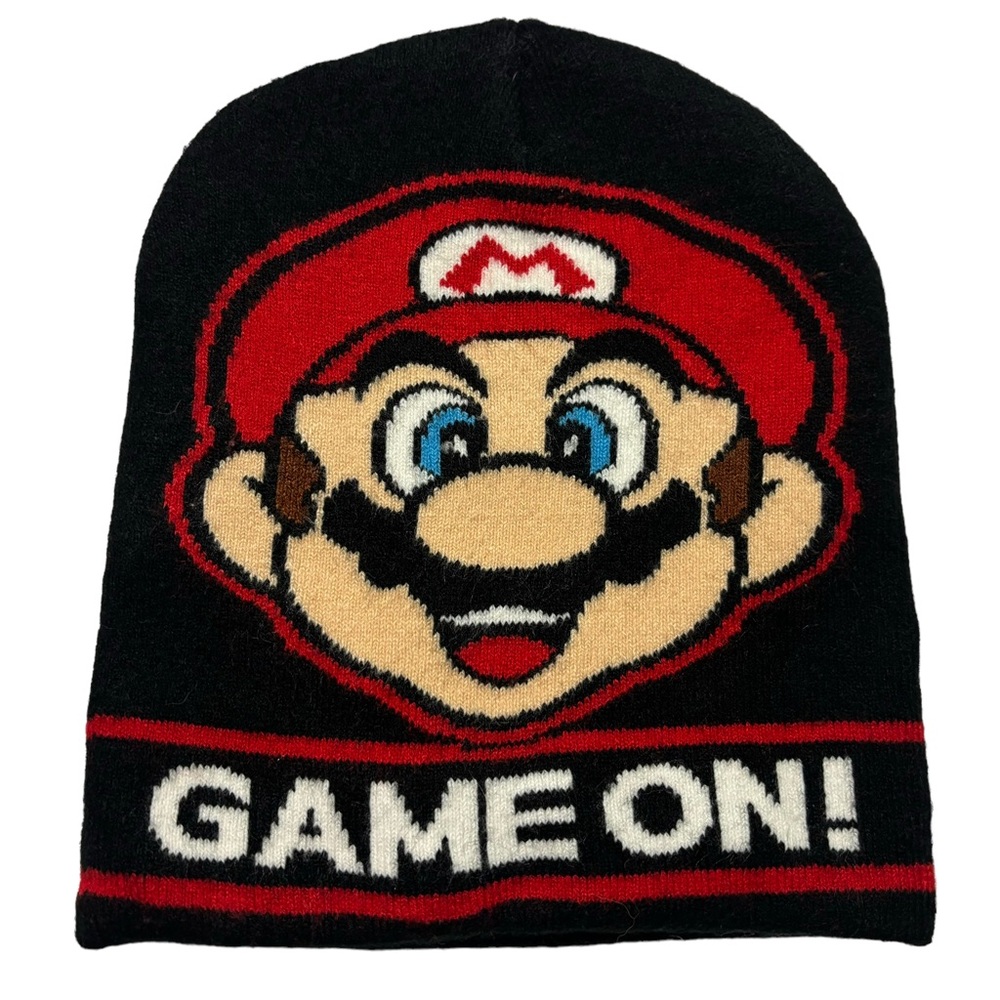 Nintendo Mario Brothers Super Mario Winter Cold Weather Stocking Hat Beanie Cap